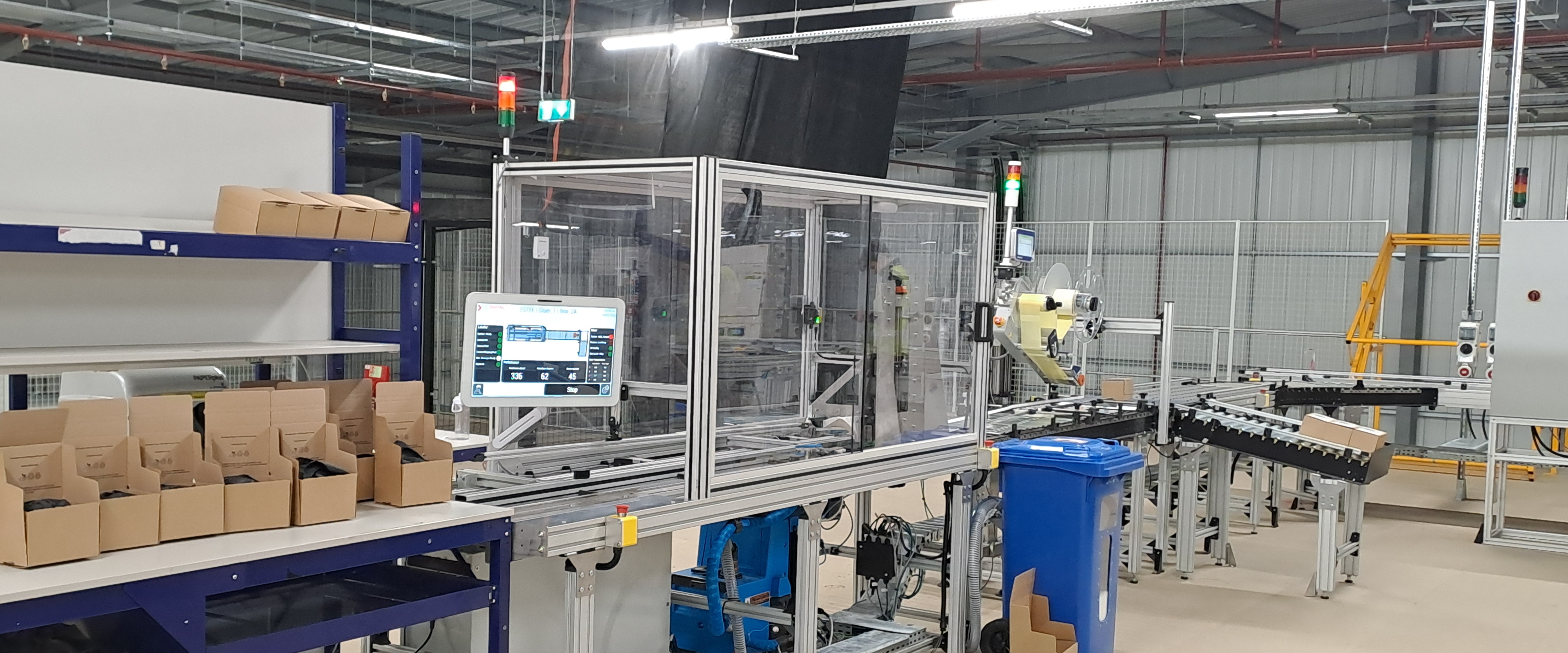 Box closer gluer